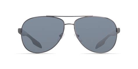 Prada SPS53P Aviator Prescription Full rim Metal Sunglasses for 